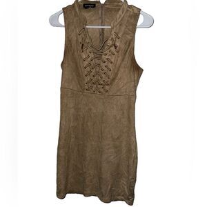 Bebe suede dress